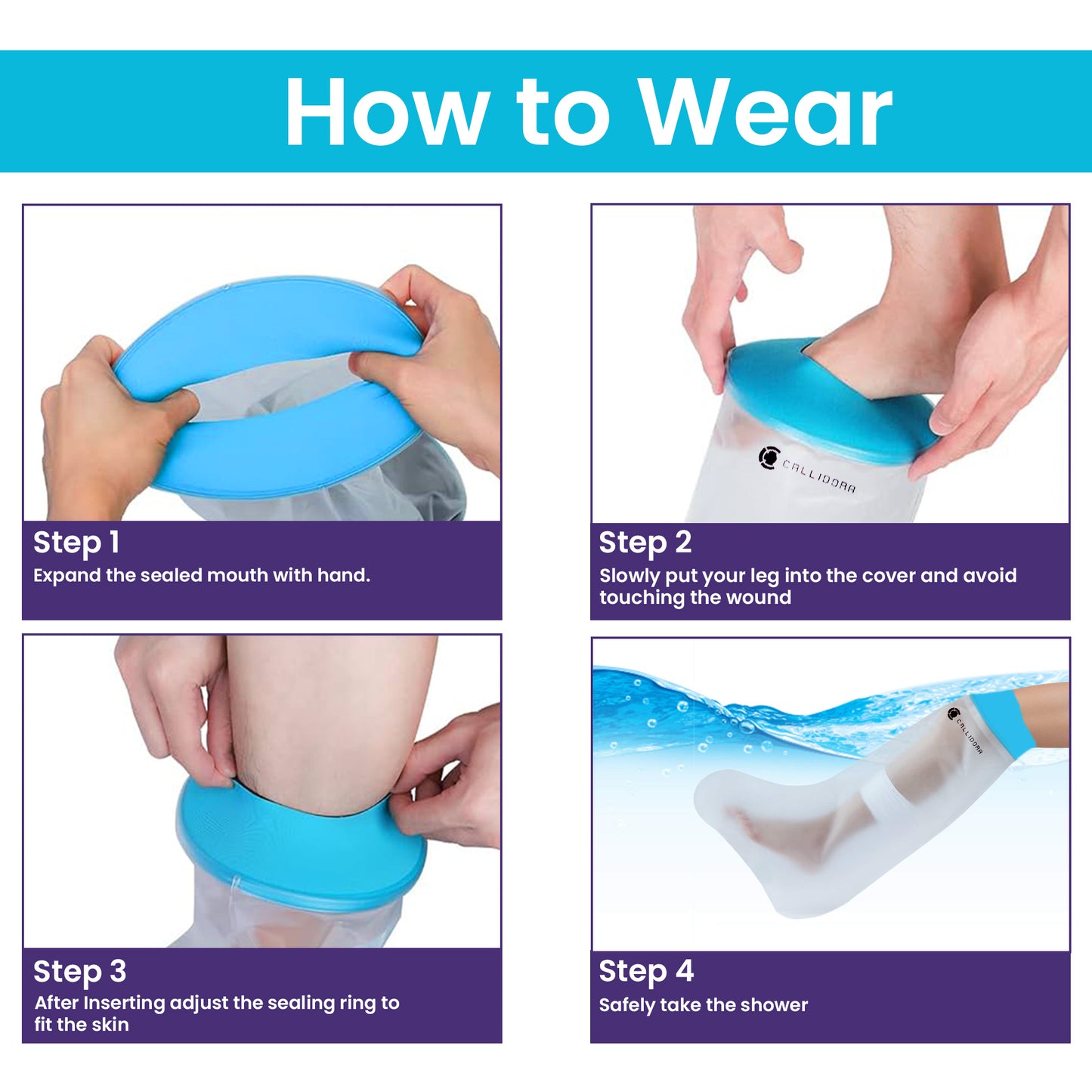 Callidora Waterproof Cast Cover - Leg