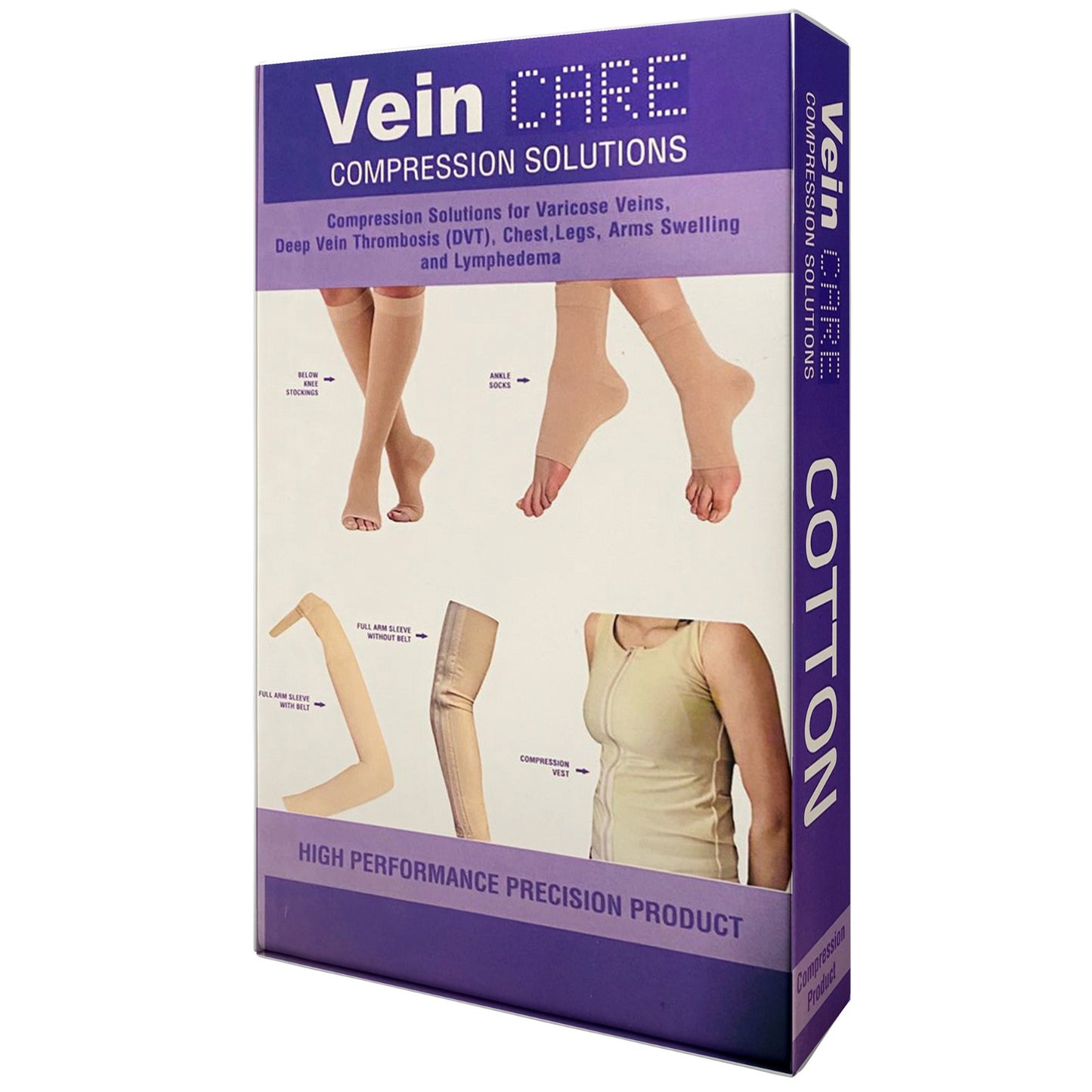 Vein Care Compression Stocking for Varicose Vein & DVT - Below Knee