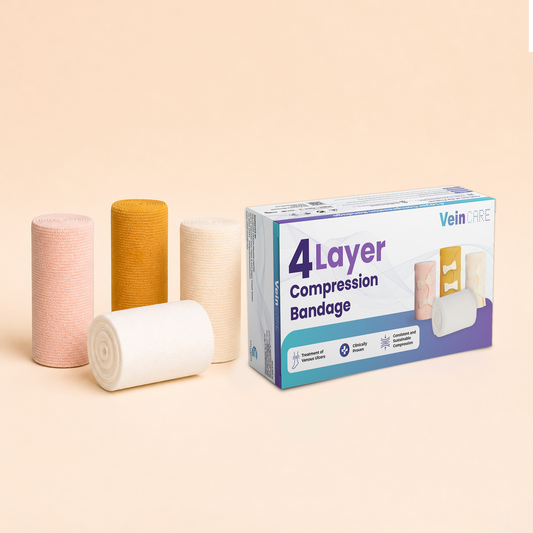 Vein Care 4-Layer Compression Bandages: Advanced Support for Faster Healing &amp; Better Circulation