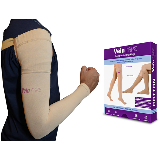 Vein Care Compression Arm Sleeve with Belt: Advanced Support for Better Circulation & Everyday Comfort