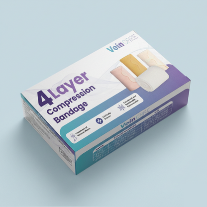 Vein CARE 4 Layer Compression Bandage for Venous Leg Ulcers