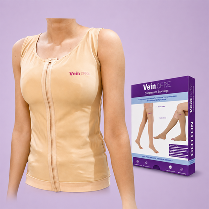 Vein CARE Compression Vest Class 2, 21-32 mmHg, For Gentle Pressure and Posture Support